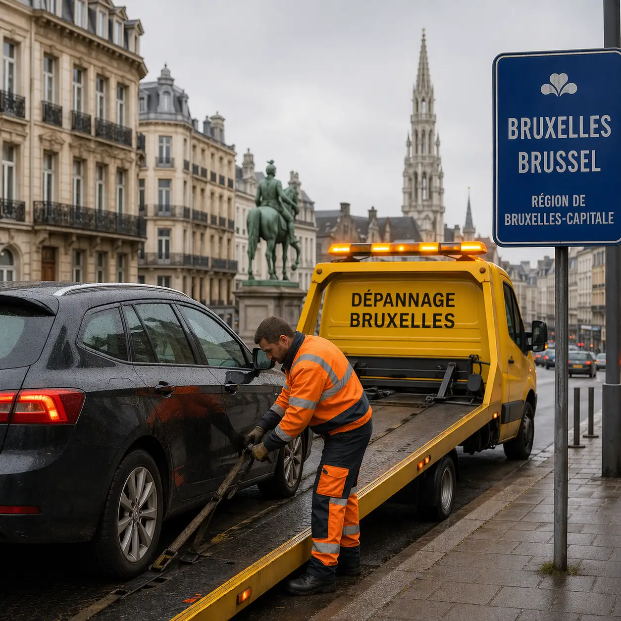 Dépannage Voiture en urgence à Bruxelles