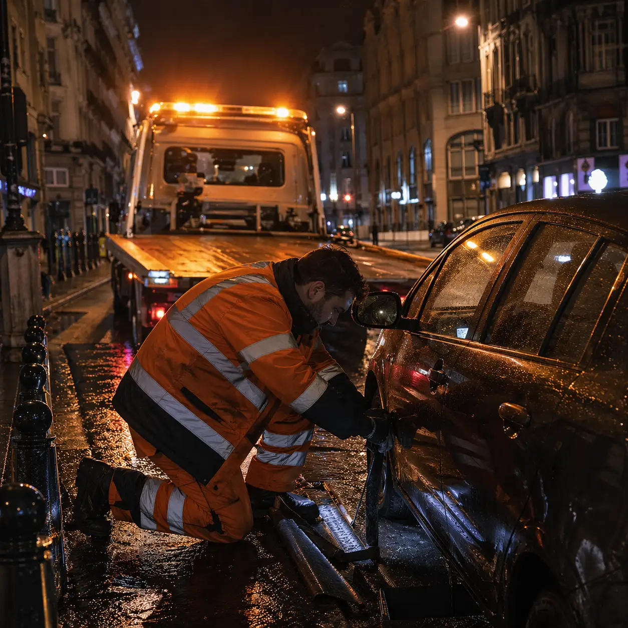 Dépannage voiture en urgence la nuit