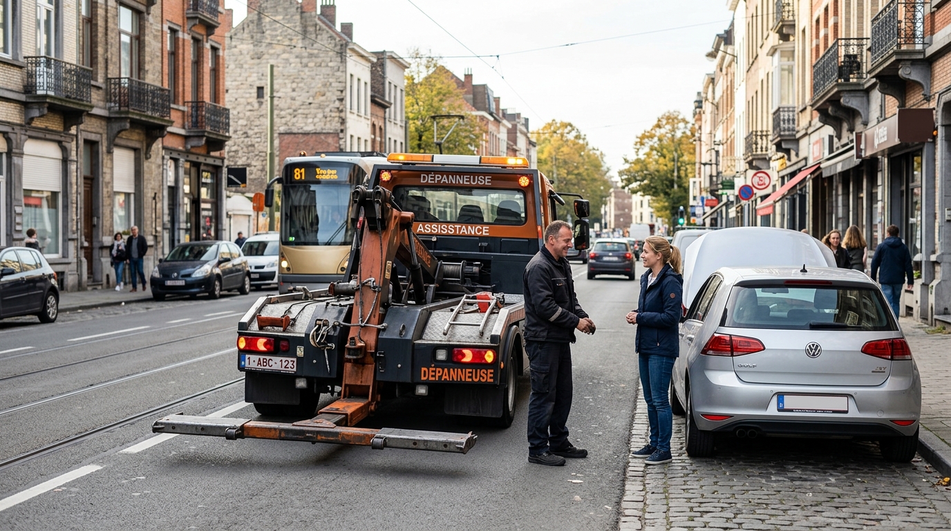 Pourquoi une dépanneuse à proximité fait toute la différence à Bruxelles
